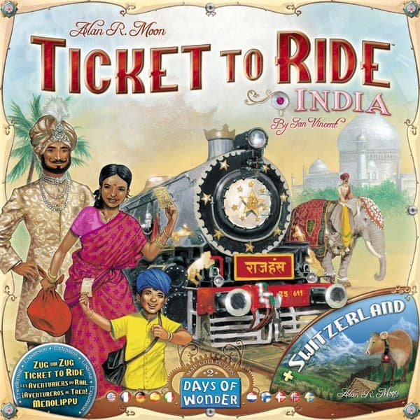 Ticket to Ride: Индия и Швейцария