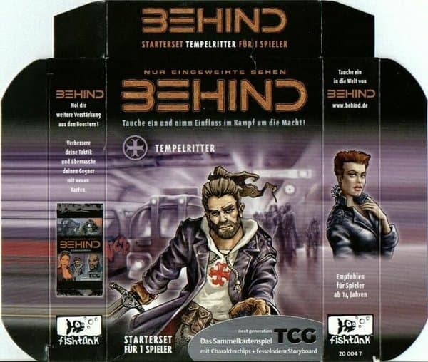 Behind