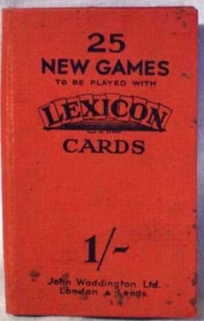 25 New Games to be Played with Lexicon Cards