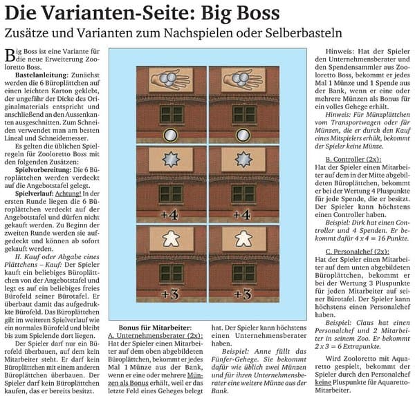 Zooloretto: Big Boss