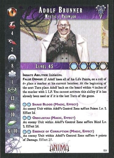Anima Tactics: Adolf Brunner