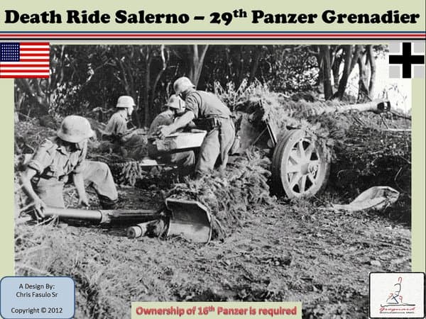 Death Ride Salerno: 29th Panzer Grenadier