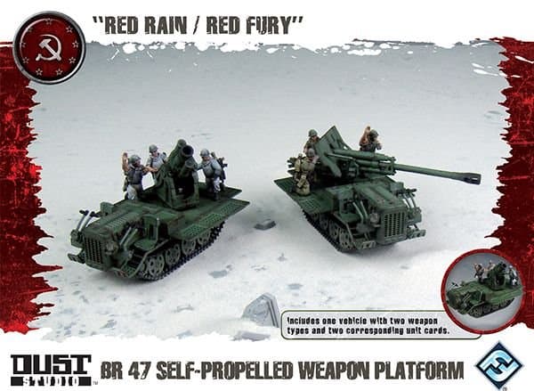 Dust Tactics: SSU BR-47 Self-Propelled Weapon Platform – "Red Rain / Red Fury"