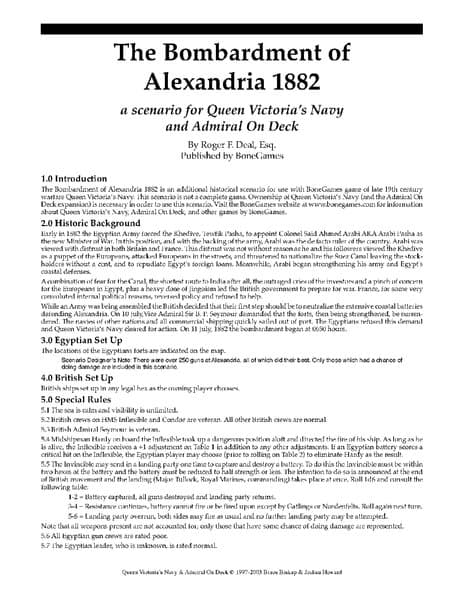 The Bombardment of Alexandria 1882