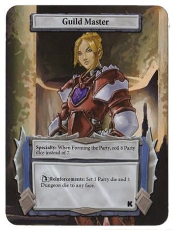 Dungeon Roll Hero: Guild Leader Promo Card