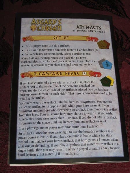 Asgard's Chosen: Artifacts