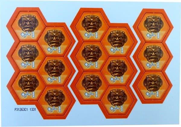 Bora Bora: Orange God Tiles