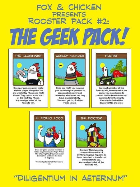 Fox & Chicken Rooster Pack #2: The Geek Pack