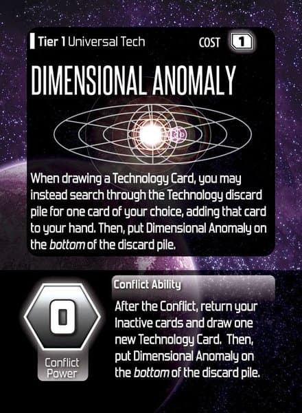 Hegemonic: Dimensional Anomaly Promo Card