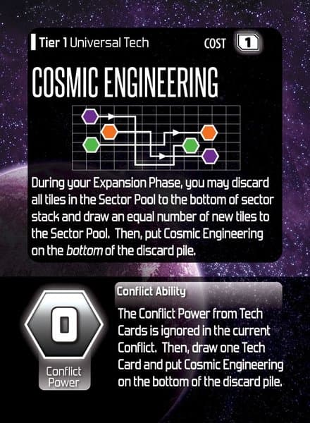 Hegemonic: Cosmic Engineering Promo Card