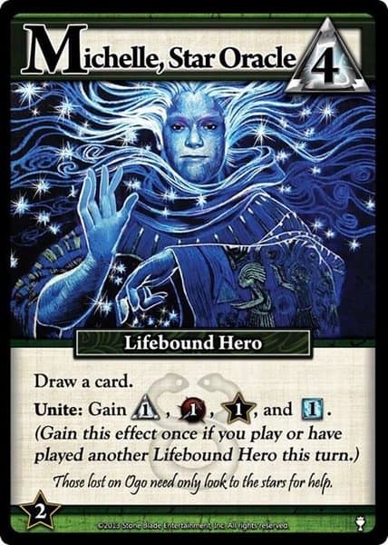 Ascension: Michelle, Star Oracle Promo Card