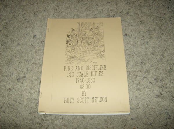 Fire and Discipline: 1:10 Scale Rules 1740-1850