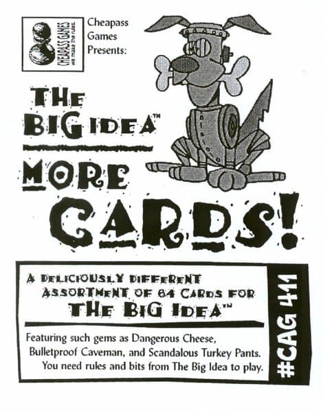 The Big Idea: More Cards!