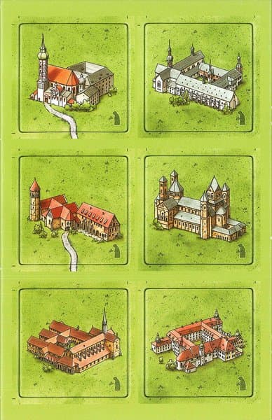 Carcassonne: Klöster in Deutschland