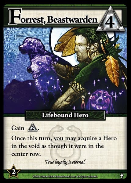 Ascension: Forrest, Beastwarden Promo Card