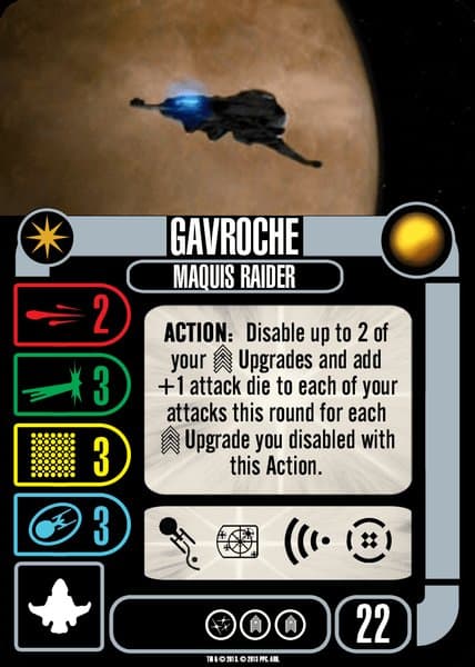 Star Trek: Attack Wing – Gavroche Independent Expansion Pack