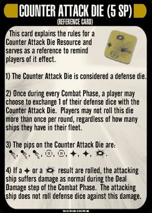 Star Trek: Attack Wing – Counter Attack Die Resource