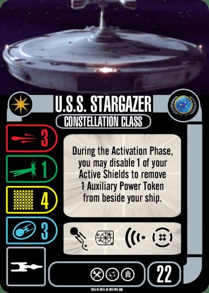 Star Trek: Attack Wing – U.S.S. Stargazer Federation Expansion Pack