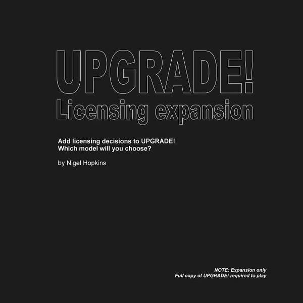 UPGRADE! Licensing expansion