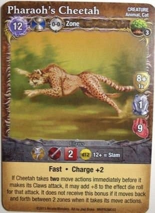 Mage Wars: Pharaoh's Cheetah Promo Card
