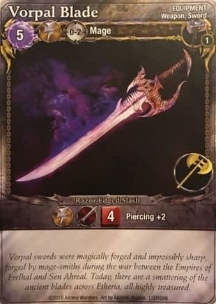 Mage Wars: Vorpal Blade Promo Card