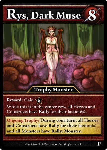 Ascension: Dawn of Champions – Rys, Dark Muse Promo Card