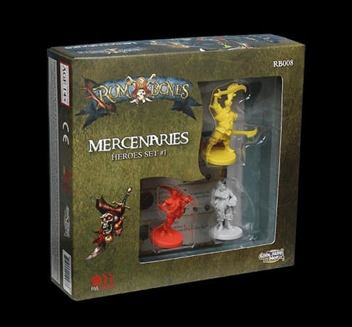 Rum & Bones: Mercenaries Heroes Set #1