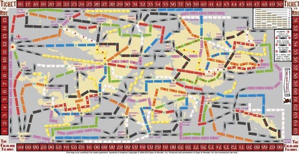 Falkland Islands (fan expansion for Ticket to Ride)