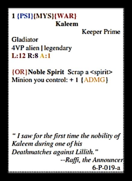 Ophidian Legends (fan expansion for Ophidian 2350)