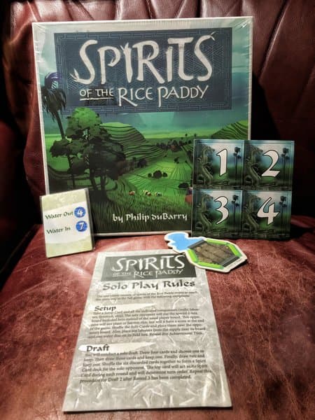 Spirits of the Rice Paddy: Solo Play Components