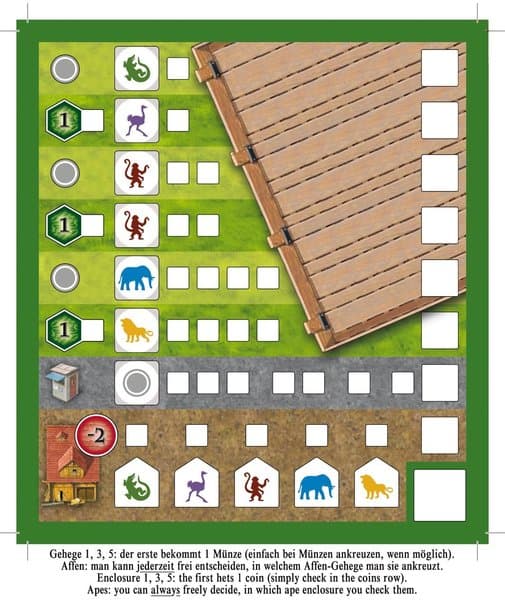 Zooloretto Würfelspiel: Affenstall
