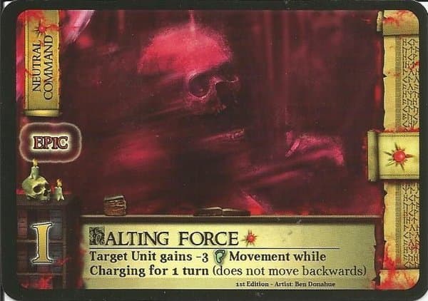 Castle Assault: Halting Force Promo Card