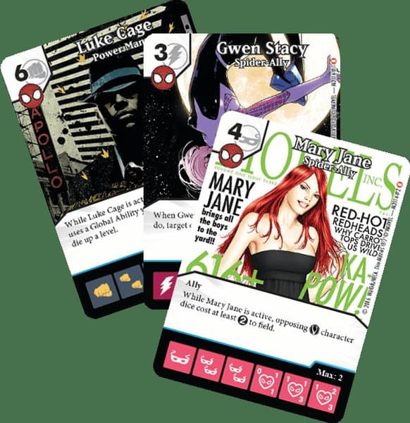Marvel Dice Masters: Spider-Allies Promo Cards