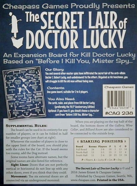 Kill Doctor Lucky: The Secret Lair of Doctor Lucky