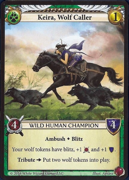 Epic Card Game: Keira, Wolf Caller Promo Card