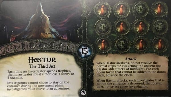 Elder Sign: Hastur Promo Card