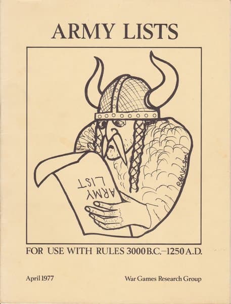 Army Lists 3000BC - 1250AD