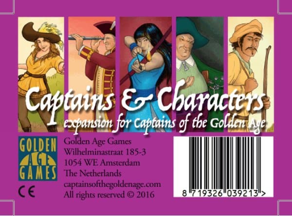 Captains of the Golden Age: Captains and Characters