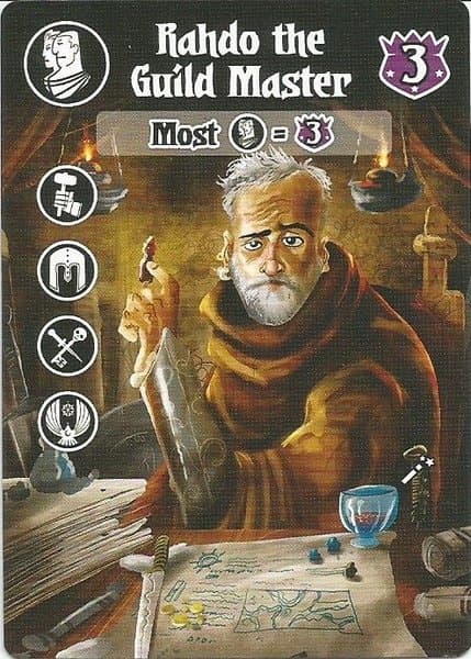 Villages of Valeria: Rahdo the Guild Master Promo Card