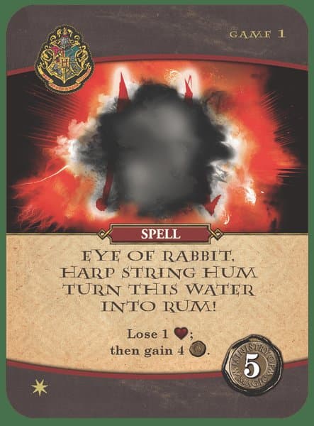 Harry Potter: Hogwarts Battle – Spell: Eye of Rabbit, Harp String Hum, Turn This Water Into Rum!