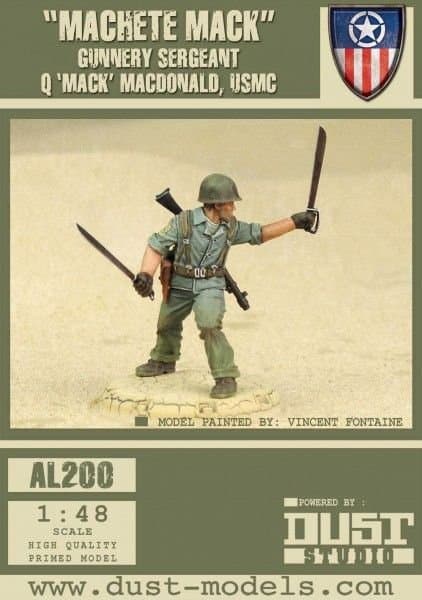 Dust Tactics: Gunnery Sergeant Q 'Mack' MacDonald – "Machette Mack"