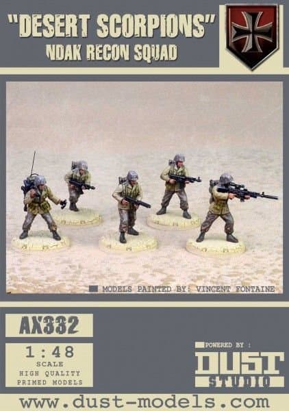 Dust Tactics: NDAK Recon Squad – "Desert Scorpions"