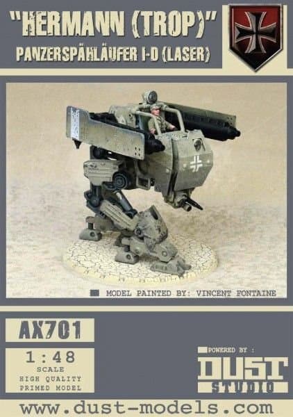 Dust Tactics: Panzerspähläufer I-D (Laser) – "Hermann (Trop)"
