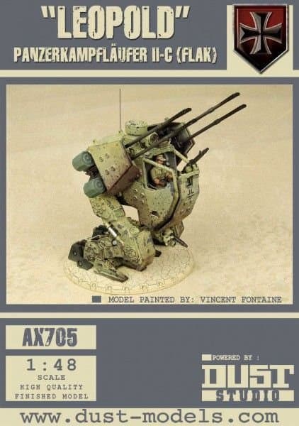 Dust Tactics: Panzerkampflaufer II-C (Flak) – "Leopold (Trop)"