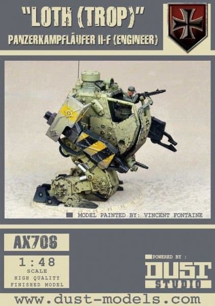 Dust Tactics: Panzerkamplaufer II-F – "Loth (Troop)"