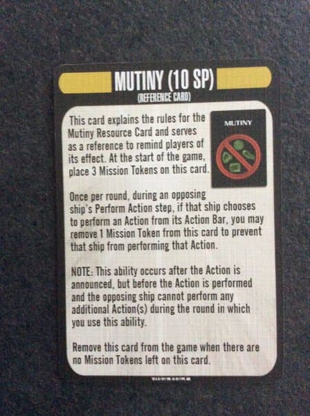 Star Trek: Attack Wing – Mutiny Resource