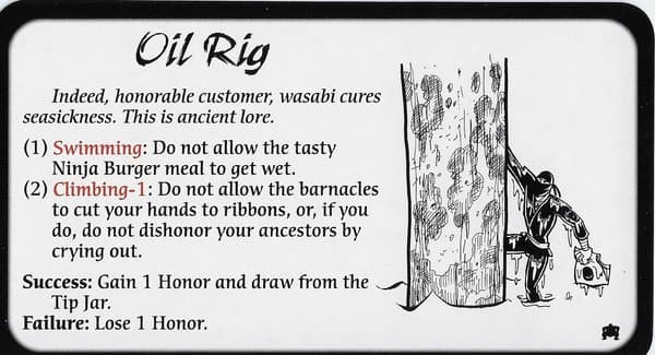Ninja Burger: Oil Rig