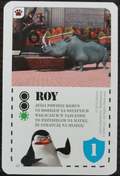 Pingwiny z Madagaskaru: Roy