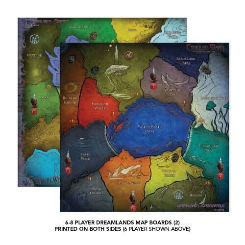 Cthulhu Wars: Six to Eight Player Dreamlands Map