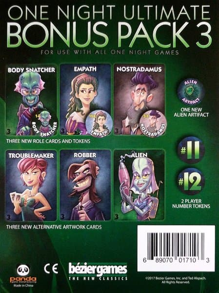 One Night Ultimate Werewolf: Bonus Pack 3